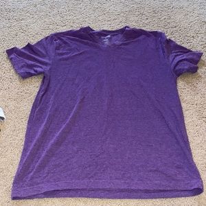 Purple v-neck